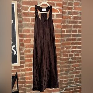 Banana Republic Brown Silk Maxi